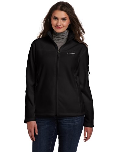 Columbia Women's Big Fast Trek II Full Zip Fleece Jacket, Black, 3X On Sale