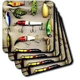 Fishing - Old Lures Fishing - Coasters