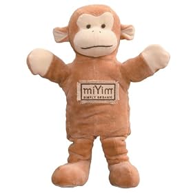 miYim Organic Plush Puppet Collection - 11 George the Monkey by miYim