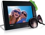 Philips - SPF1017/10 - Cadre photo num&eacute;rique LCD Analogique 7" - Lecteur cartes - 512 Mo - Noir