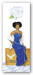 The Bold and The Beautiful - Zeta Phi Beta by Johnny Myers 8"x20" Art Print Poster