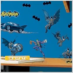 Magnificent Peel & Stick By RoomMates Batman - Gotham Guardian Wall Decals