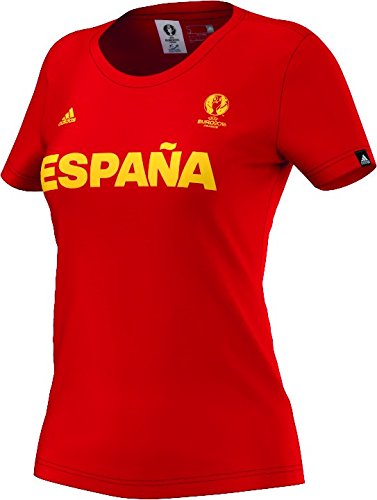 adidas Damen T-shirt Spain, Rot, S, 4056561980769