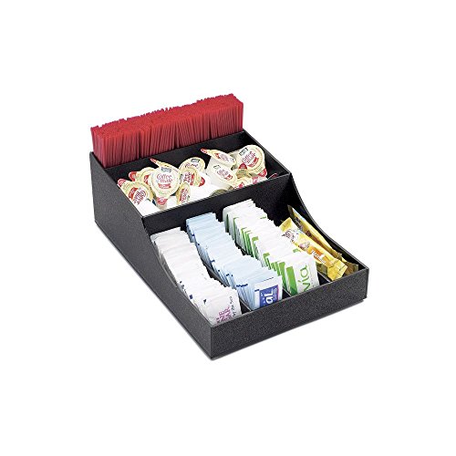 Cal-Mil 1259 Classic Condiment Organizer, 8" Width x 12" Diameter x 4" Height, Black