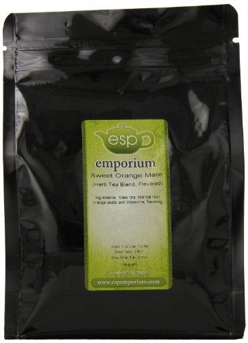 ESP Emporium Herb Tea Blend, Sweet Orange Mate, 8.82 Ounce