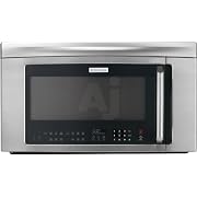 Electrolux EI30BM55HB 2.0 cu. ft. Over-the-Range Microwave Oven with 1,000 Watts, Removable Metal Rack, IQ-Touch Bottom Electronic Controls and Three-Speed 300 CFM Venting System: Black
