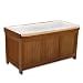STILISTA Gartenbox inkl. Kissen natur, 113 x 52,5 x 60,5 cm