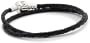 Pandora Lederarmband, zweifach gewickelt 590705CBK-D2 schwarz 19cm