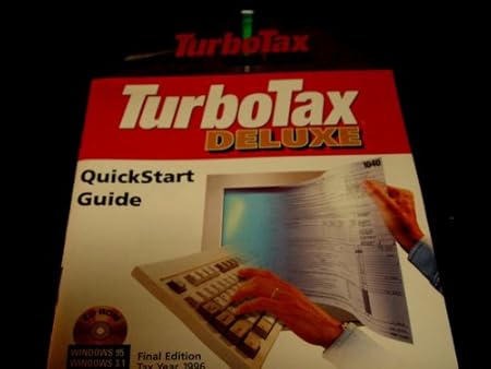 TurboTax Deluxe Final Edition Tax Year 1996