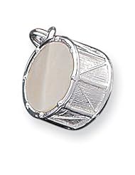 Sterling Silver Drum Charm