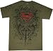 Search : Superman: "Dark Sky" Military Green T Shirt