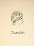 1897 Print Charles Keene Pencil Drawing Side Portrait Figure Pre-Raphaelite Art - Original Halftone Print