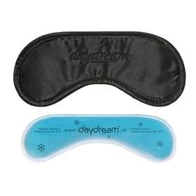 Daydream - B-1002 - Basic Black - Masque de Sommeil avec Poche Rafra�chissante - Noir