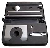 Puttingset exclusiv Aluminium,Büro Golf, Golf Set im Koffer