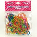 Rubber Friendship Rings and Bracelets Assorted (12 each)