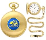 South Dakota State Jackrabbits SDSU NCAA Gold Pocket Watch