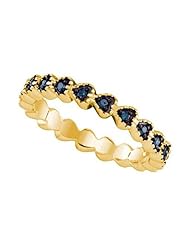 0.23CTW BLUE DIAMOND MICRO-PAVE RING