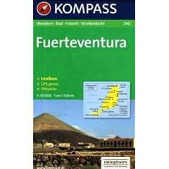 Kompass Karten, Fuerteventura: Wander-, Bike-, Freizeit- und Stra�enkarte