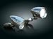 Clamp-on 3 inch Front Mount Driving Lights set - 49mm Fork Tubes