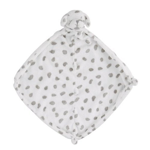 Chenille Dalmatian Baby Security Blanket (White,One Size)