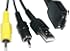 Replace VMC-MD1 USB Data Cable with A/V Audio Video Multi connecting Cable Lead Compatible with any SONY Cybershot with Multi-Use Terminal like DSC-H50, DSC-W300, DSC-T90, DSC-WX1, DSC-TX1, DSC-F88, DSC-H3, DSC-H7, DSC-H9, DSC-H10, DSC-H50, DSC-N1, DSC-N2, DSC-P100, DSC-P120, DSC-P150, DSC-P200, DSC-T2, DSC-T5, DSC-T9, DSC-T10, DSC-T20, DSC-T30, DSC-T50, DSC-T70, DSC-T77,DSC-T100, DSC-T200, DSC-T300, DSC-T700, DSC-W35, DSC-W55, DSC-W80, DSC-W85, DSC-W90, DSC-W110, DSC-W120, DSC-W130, DSC-W150, DSC-W170, DSC-W200, DSC-W300, DSC-W370