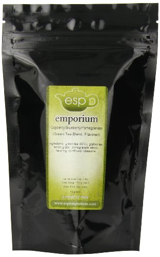 ESP Tea Emporium Gojiberry, Blueberry, Pomegranate Green Tea, 1.76 Ounce
