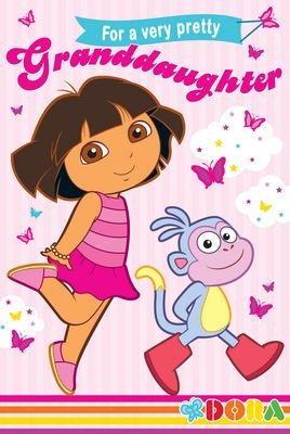 Dora The Explorer - Granddaughter Birthday Card