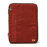 CaseCrown Amazon Kindle DX Protective Sleeve with Front Pocket - Red Faux Suede CaseCrown Amazon Kindle DX Protective Sleeve with Front Pocket - Red Faux Suede
