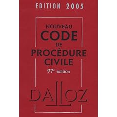 Nouveau code de proc�dure civile 2005
