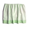 Tadpoles Basics Green Gingham Crib Skirt