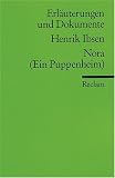 Nora (Ein Puppenheim). Erl�uterungen und Dokumente