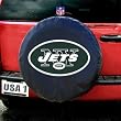 New York Jets NFL Spare Tire Cover (Black)
