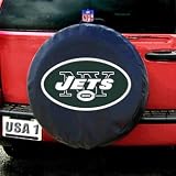 New York Jets NFL Spare Tire Cover (Black)