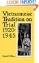 Vietnamese Tradition on Trial, 1920-1945