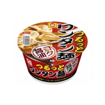 東洋水産 マルちゃん つるっとワンタン麺コク醤油1箱12食