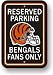 bengal27  - Cincinnati Bengals NFL Reserved Parking Sign