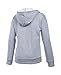 Under Armour Girls' Favorite Fleece Hoodie, True Gray Heather/Black, Youth Large