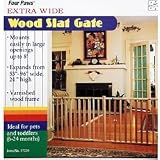 Four Paws Vertical Mounted Wood Gate (24'' tall gate)