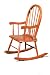 Bowback Child Rocking Chair in Cognac Finish By Storkcraft Baby Furniture