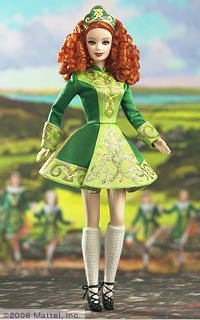 Childrens Toyshop  Third Party New : Irish Dance Barbie® Collector Doll k7920