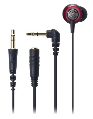 audio-technica ダイナミック型インナーイヤーヘッドホン ATH-CKM55 RD
