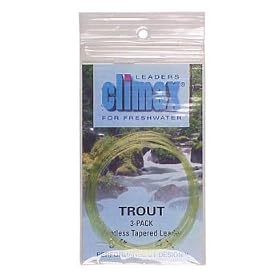 Click here to buy Climax Trout Leader 9' 3-Pack by Climax.