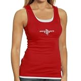 NCAA Houston Rockets Ladies Red Harmony Layered Tank Top (Large)