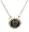 10k Yellow Gold Black Diamond Solitaire Pendant (1/2 cttw)