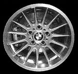 00 BMW 323CI 323-ci ALLOY WHEEL RIM 16 INCH, Diameter 16, Width 7 (15 SPOKE, NATURAL FINISH), 46mm offset Style #32, SILVER, 1 Piece Only, Remanufactured (2000 00) ALY59293U10
