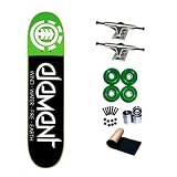 Element Fractal Green 7.75 Skateboard Deck Complete