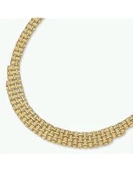 14k Fancy Hollow Necklace 17"