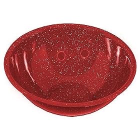 Kuchenprofi Red Speckle Enamel Mixing Bowl 6 by Kuchenprofi