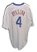 Autographed Lenny Dykstra New York Mets Gray Majestic Jersey Inscribed 