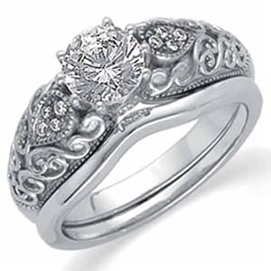 0.07Ct.T.W. Round Brilliant Diamond Platinum Engagement Ring